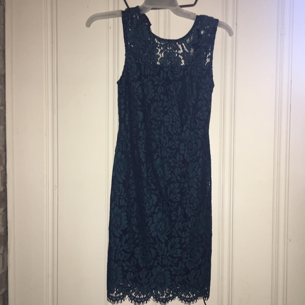 Banana Republic lace slip dress 0